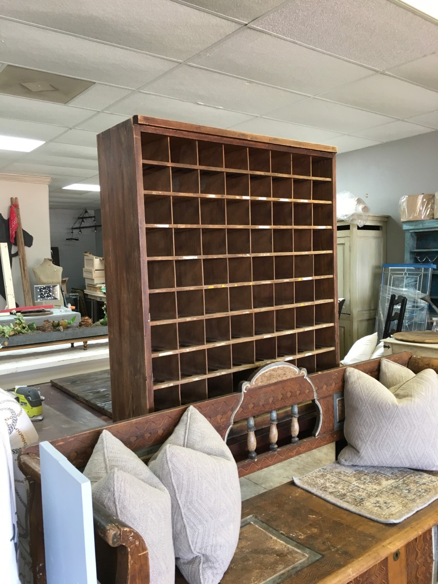 Furniture - Mail Sorter to Wine Rack by Ann A Blake 