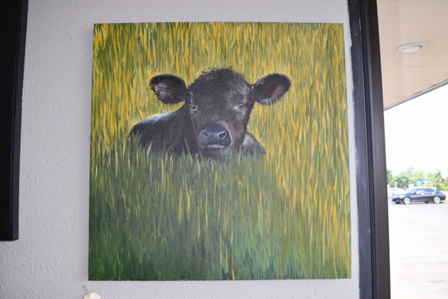 Cattle - Laurina's Bull Calf by Ann A Blake 