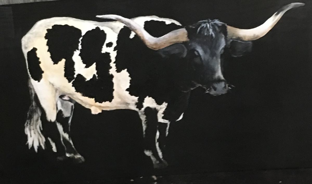 Cattle -  The Bastrop Longhorn by Ann A Blake 