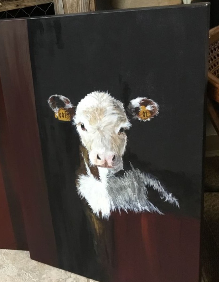 Cattle - Mama's Boy by Ann A Blake 