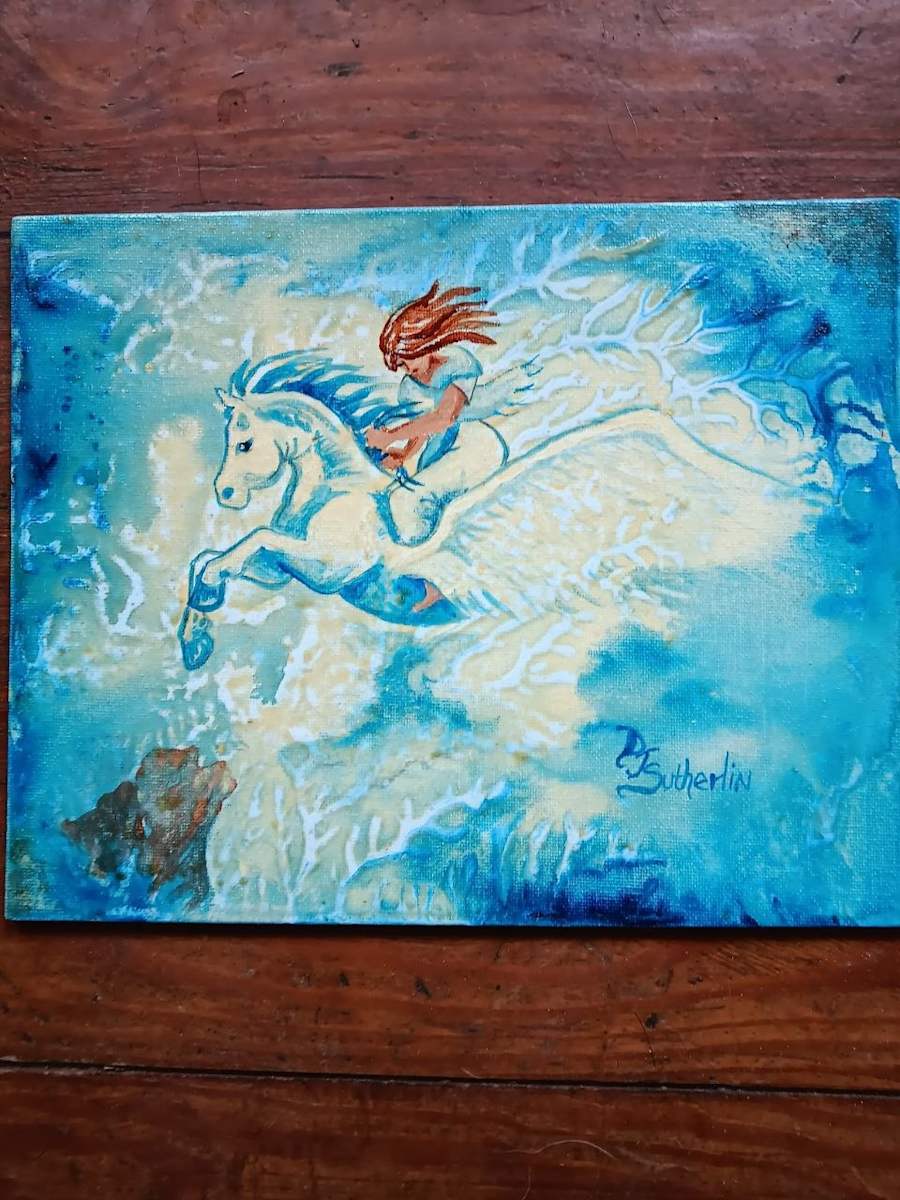 Flying Through the Storm by Deborah J. Sutherlin, Image 1.