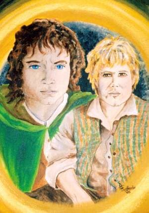 Sam, Frodo and the Ring by Deborah J. Sutherlin 