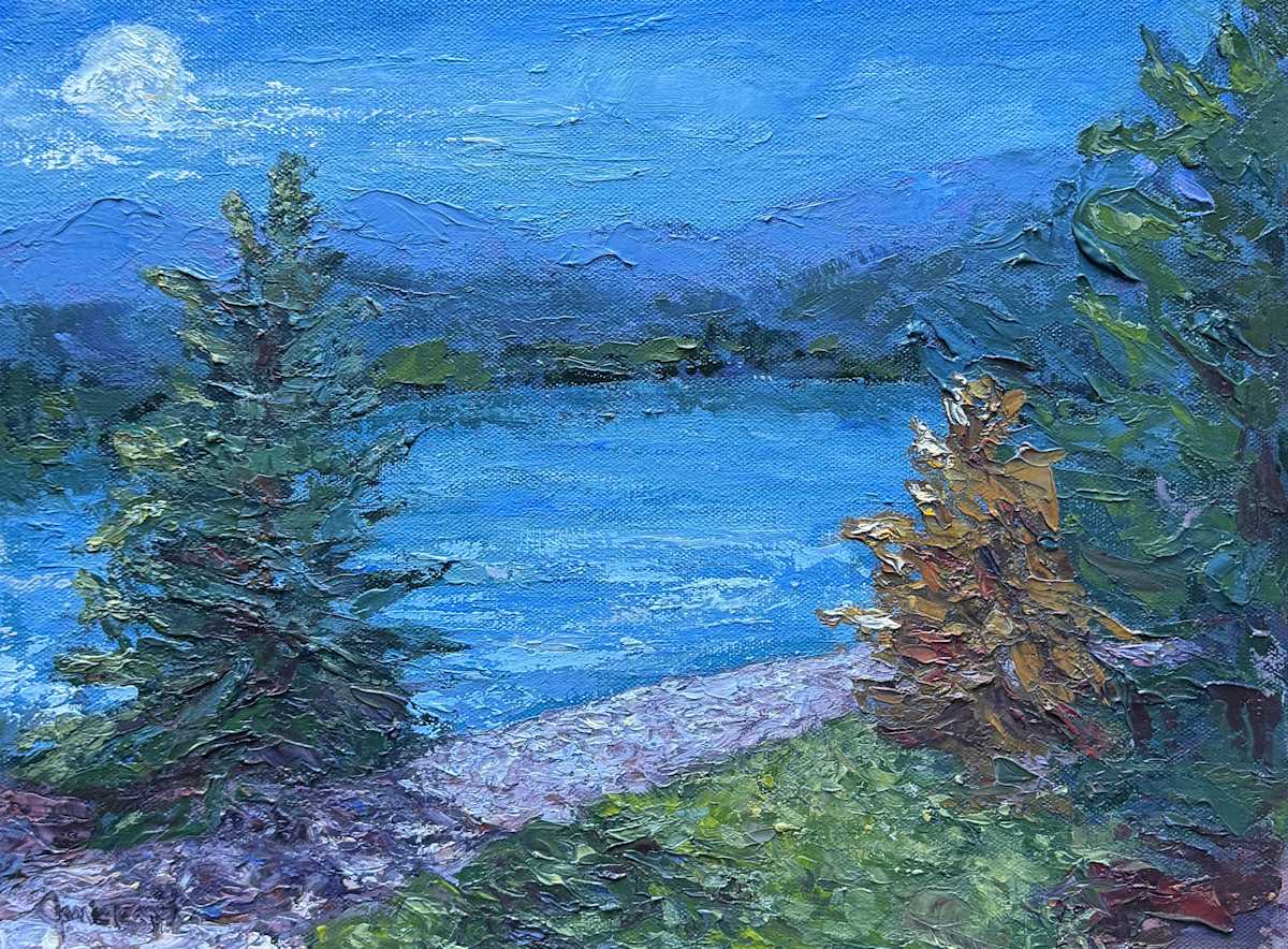 Moonlight Over Mirror Lake by Jamie Temple, Image 1.