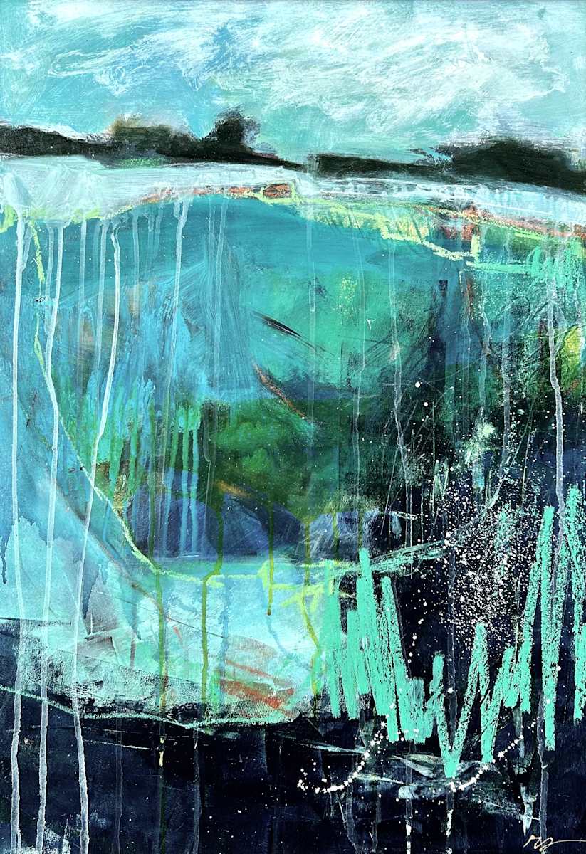 RIVER IN THE RAIN by Rebecca Sower, Image 1.