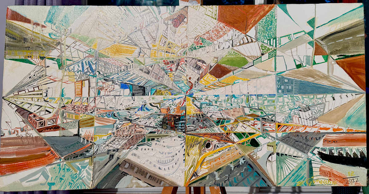 Tectonic Landscape by John M Ginocchio 