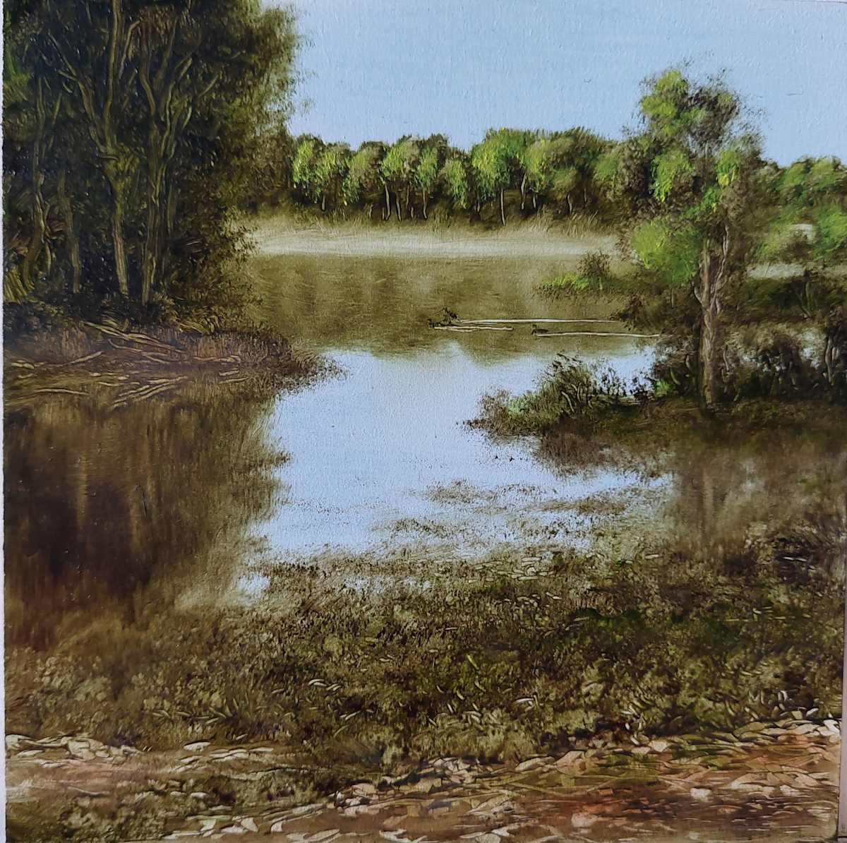 3 Ducks Crossing by Marcel Desbiens, Image 1.