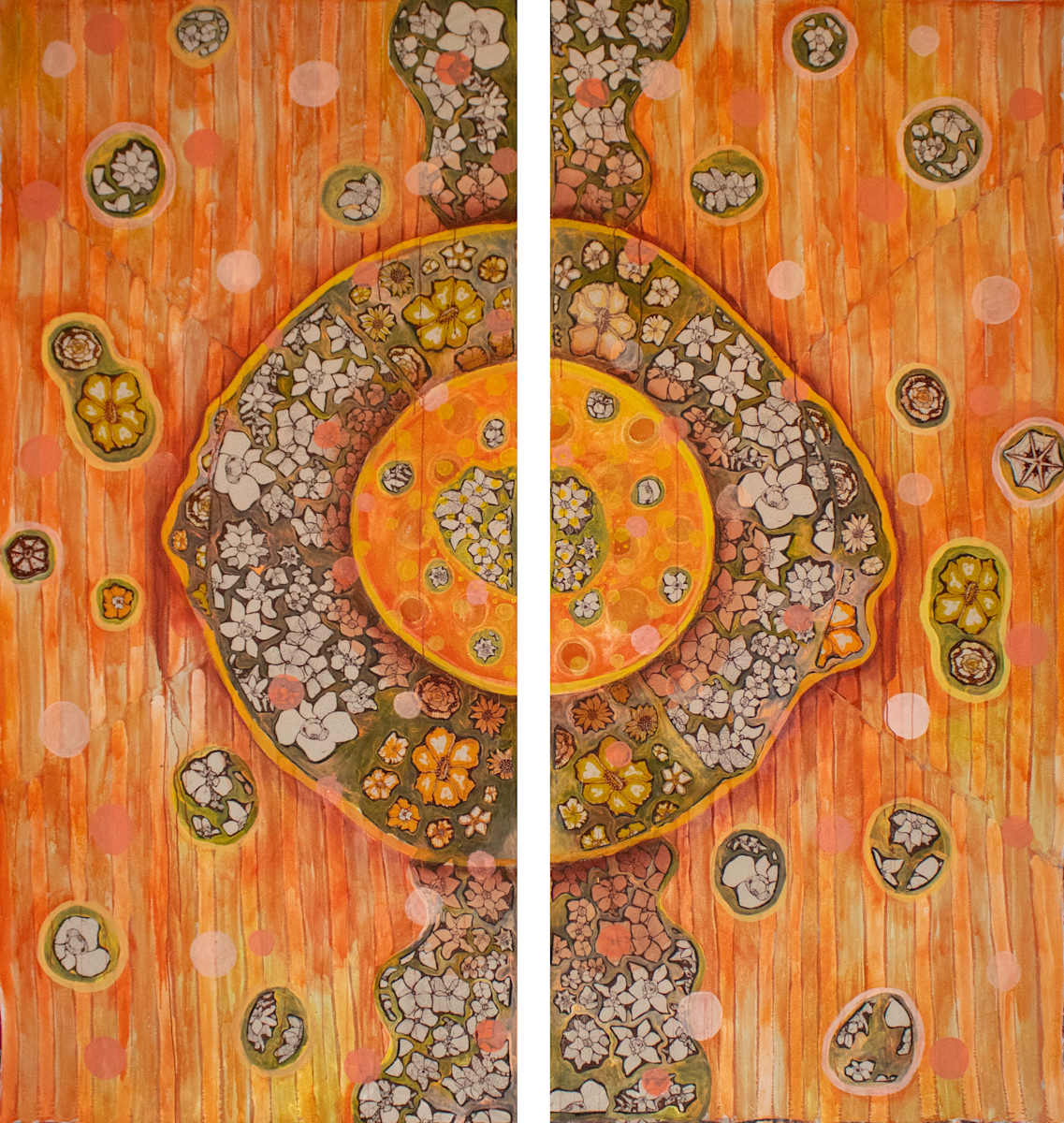 Orange Panel #3 by Laurie Shapiro 