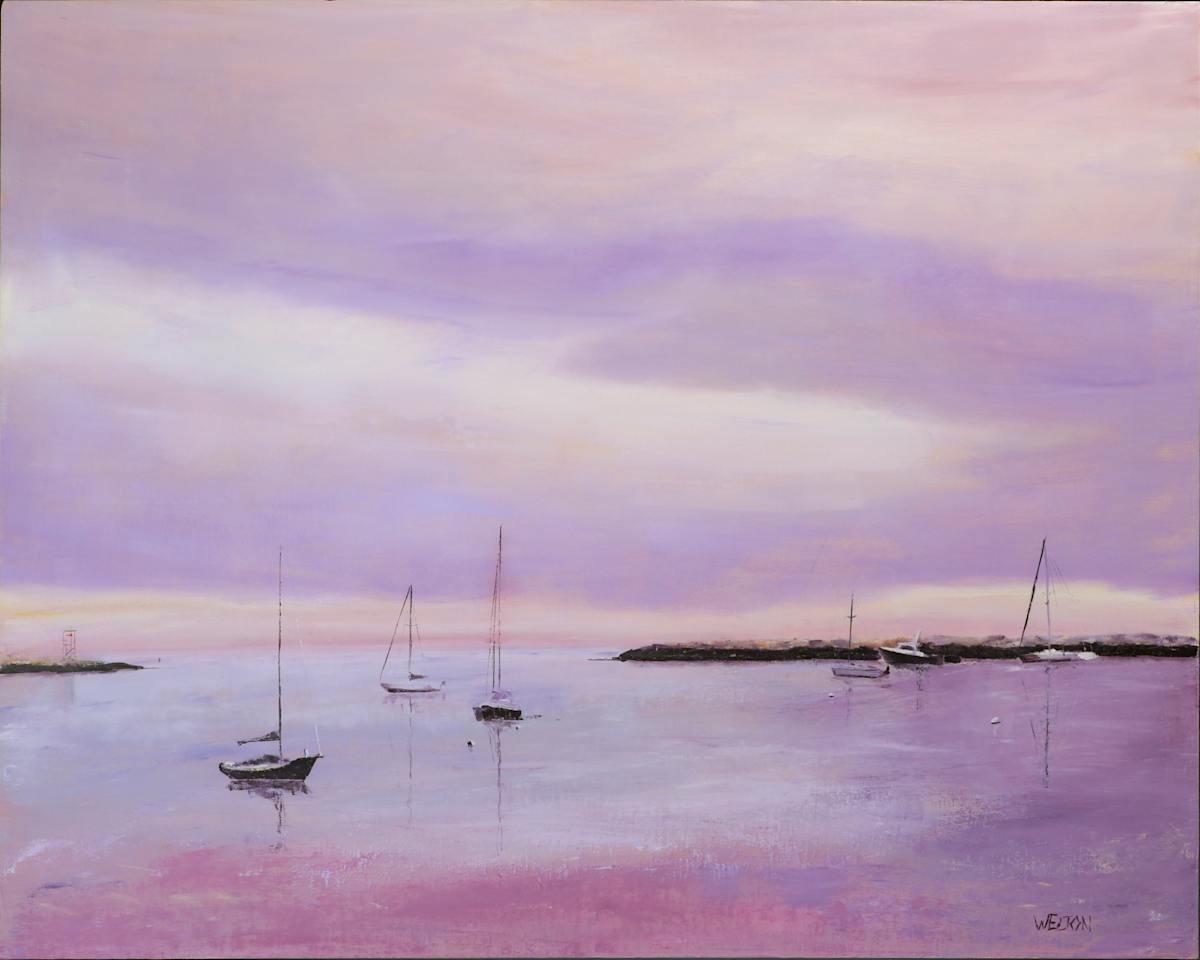 I Think It's Gonna Rain by Wendy Welton  Image: Rye Harbor