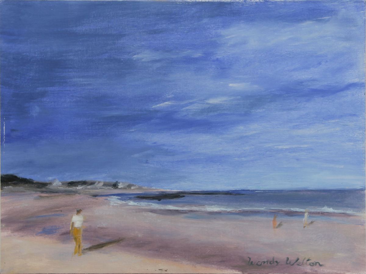 Storm Coming - Little Boars Head by Wendy Welton  Image: North Beach, Hampton, NH