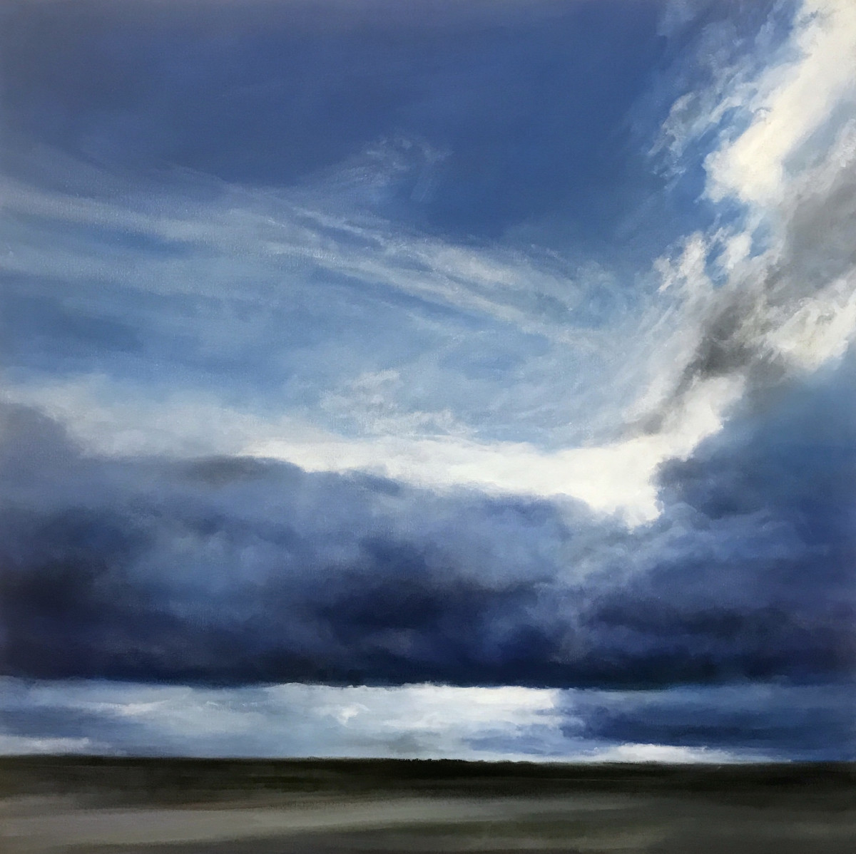 Suspension in blue by Peter Roux 