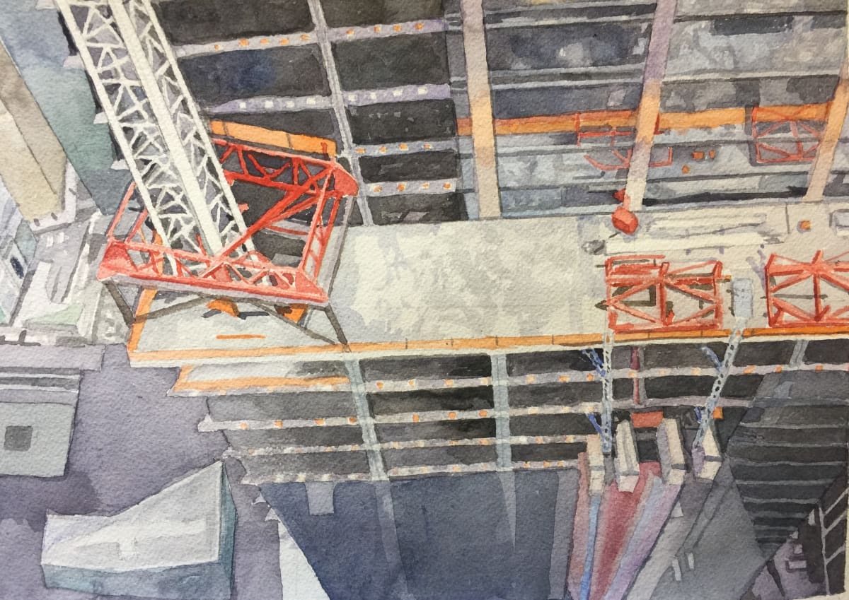 Down 3- Crane Stacked by Todd Stone 