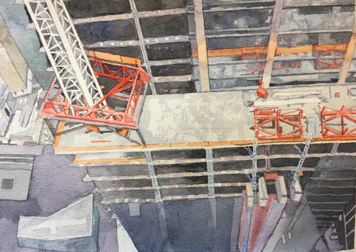 Down 3- Crane Stacked by Todd Stone, Image 1.