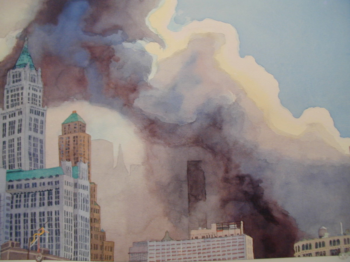 Downtown Burning by Todd Stone 