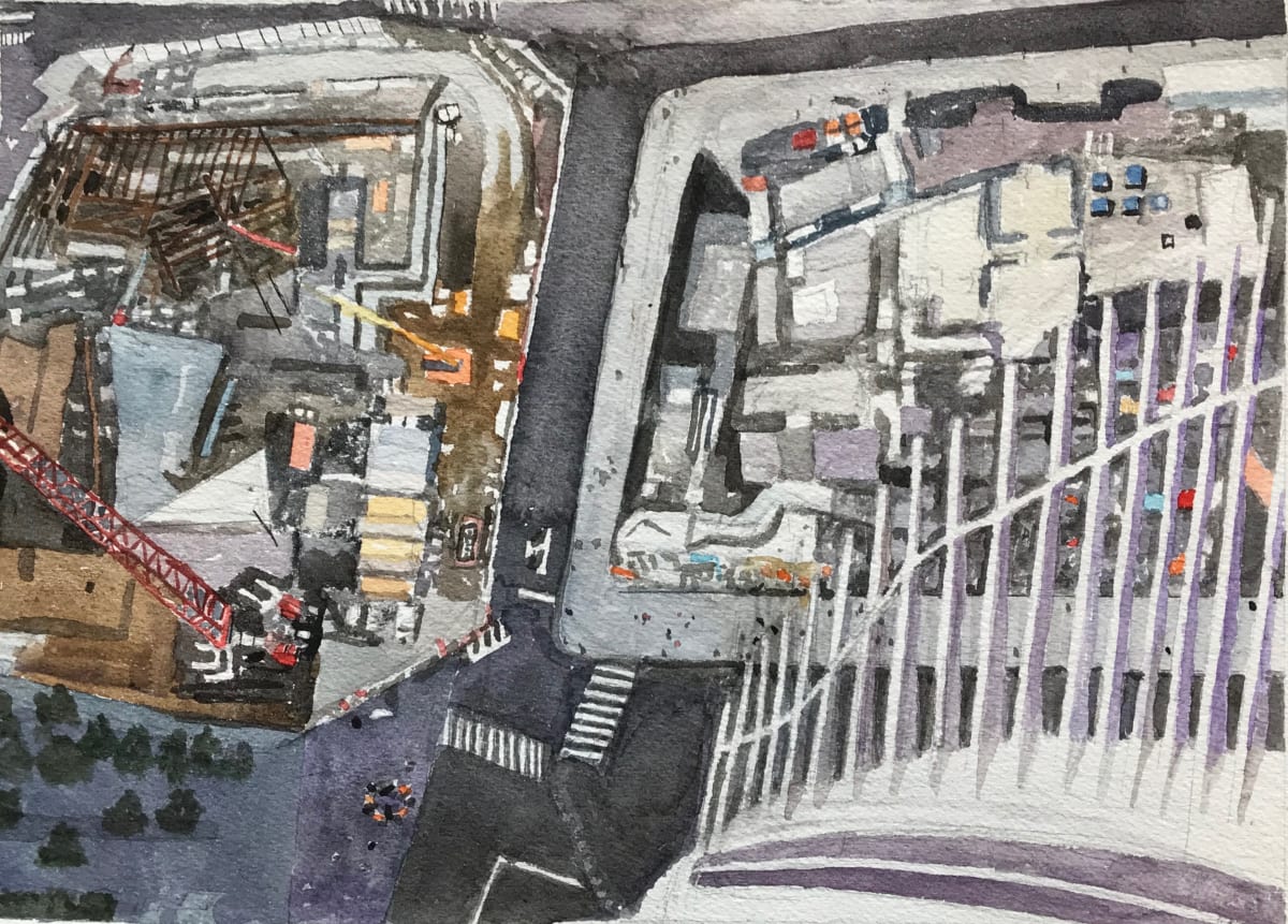 Looking Down- 3 WTC by Todd Stone 