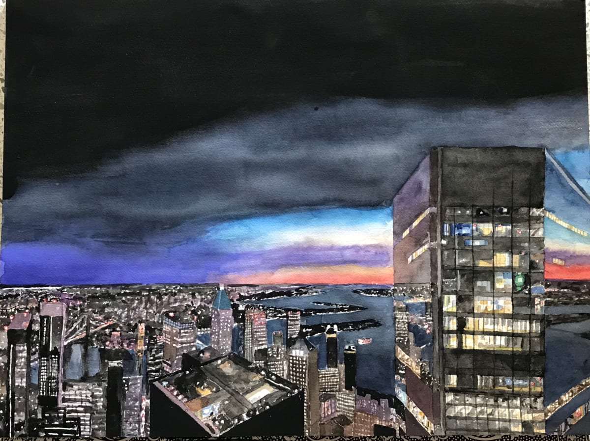 Nocturne- Over Brooklyn by Todd Stone 