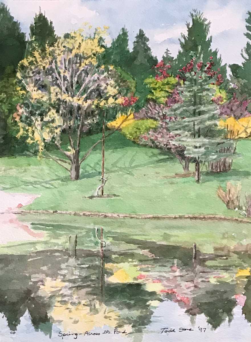 Spring- Across The Pond by Todd Stone, Image 1.