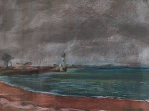 Biarritz Seacoast by Felice (Phil) Panagrosso 