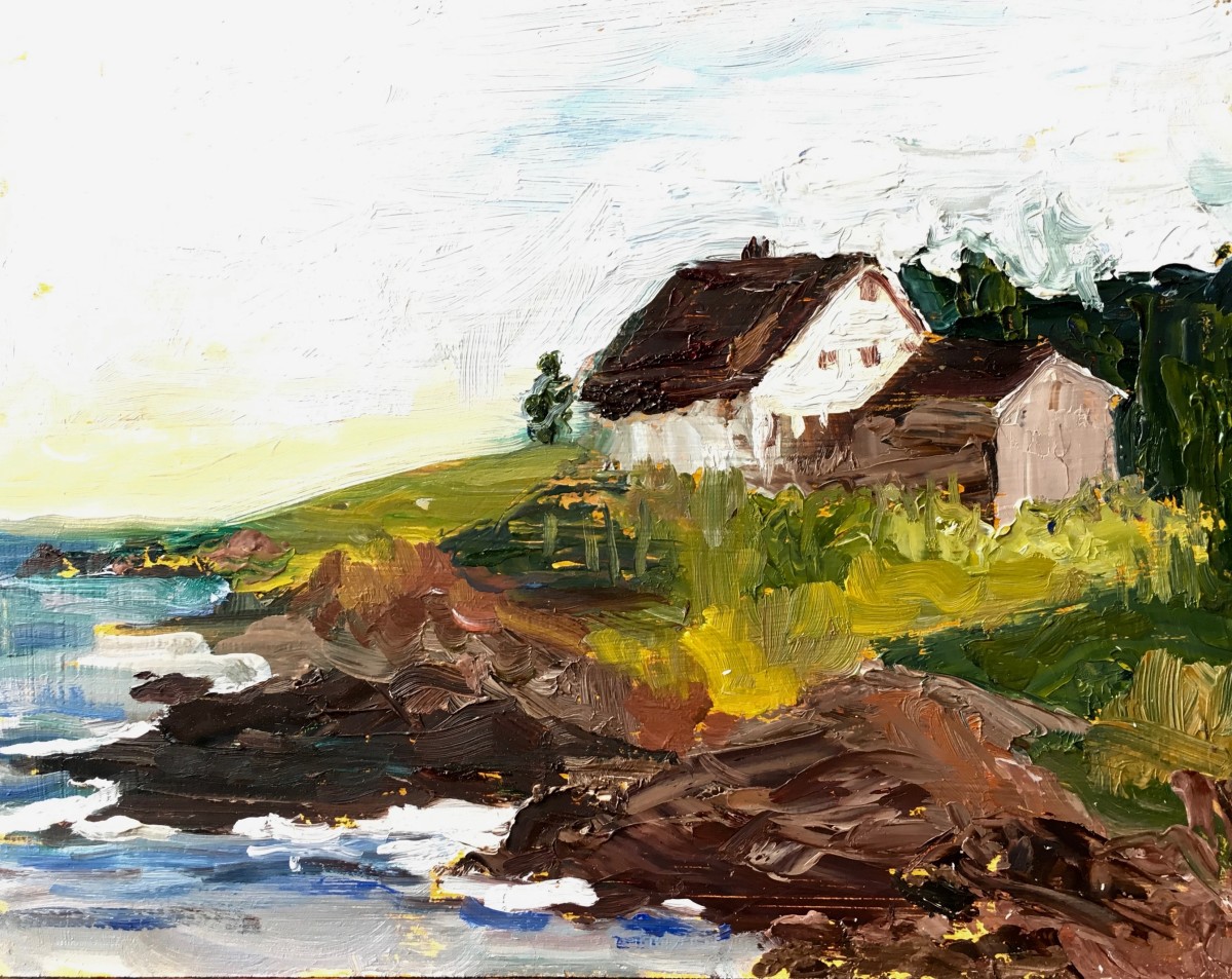 Monhegan Island by Felice (Phil) Panagrosso 