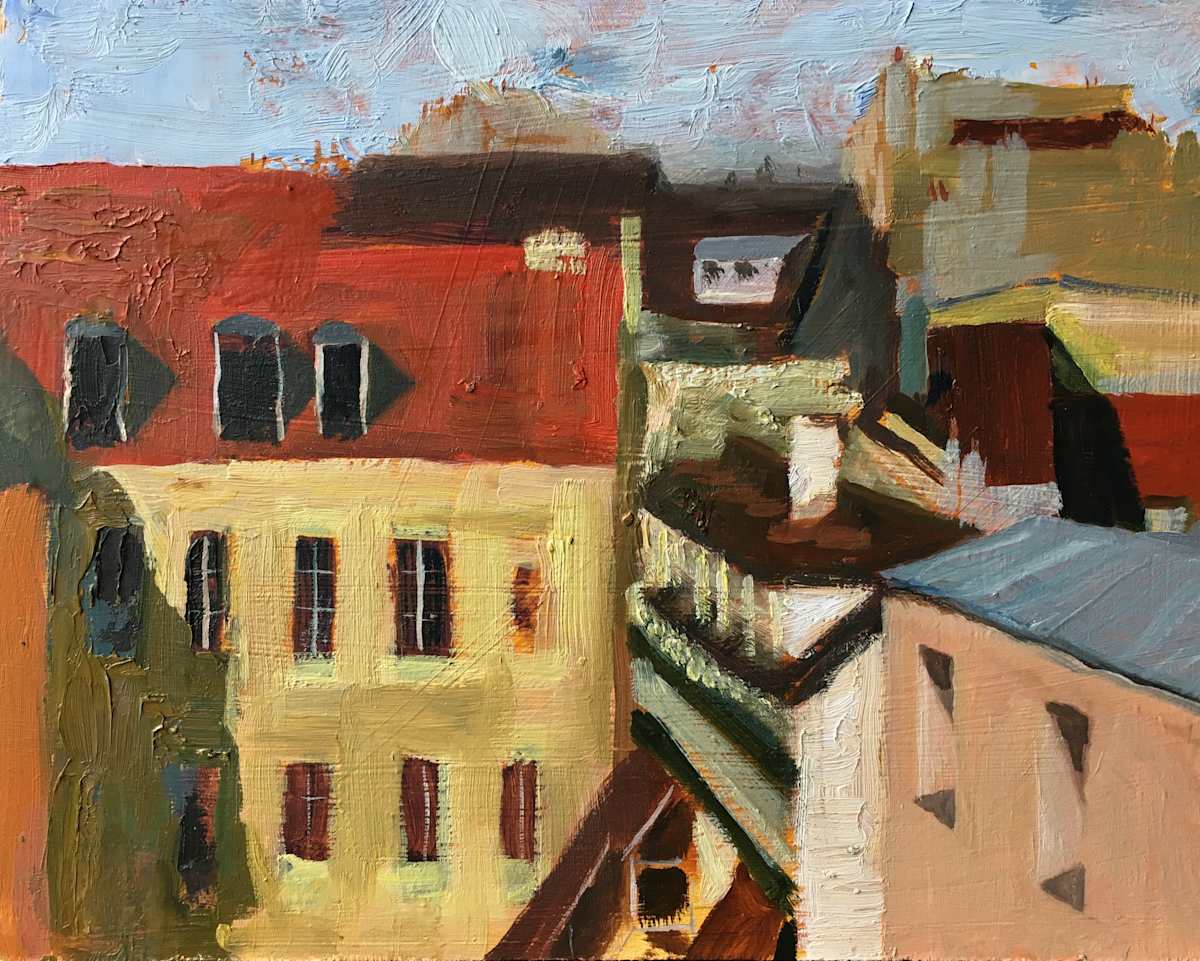 Saint Germain en Laye Courtyard by Felice (Phil) Panagrosso, Image 1.