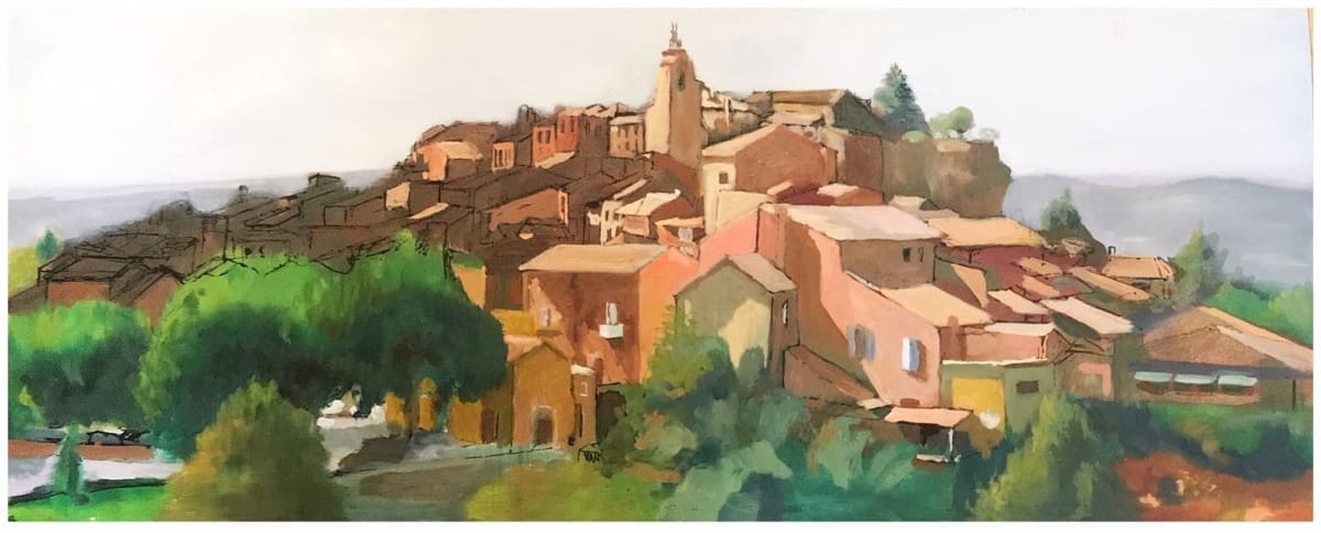 View of Roussillon by Felice (Phil) Panagrosso, Image 1.