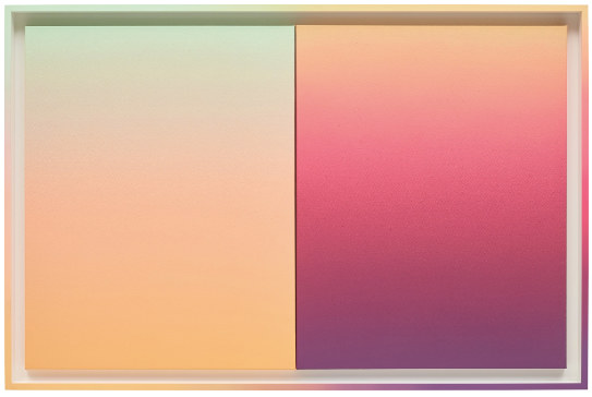 Gradient Studies, Diptych by Rob Pruitt, Image 1.