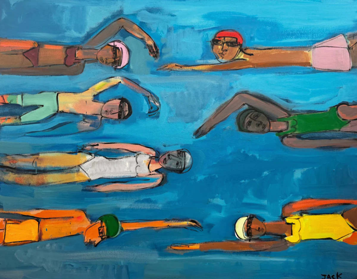 Swimmers 2 by Rebecca Jack, Image 1.