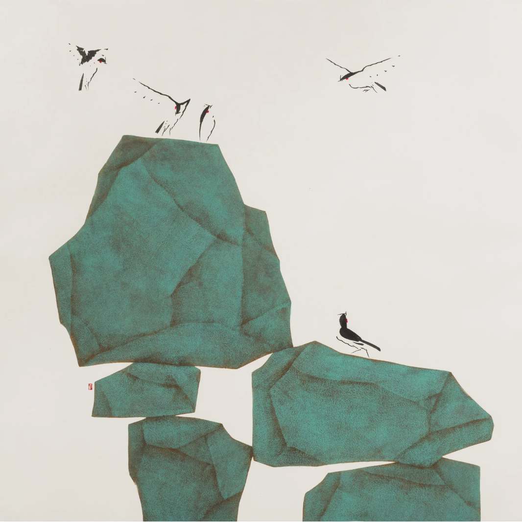 Stones to Mountain by Bak Chiang Tay, Image 1.