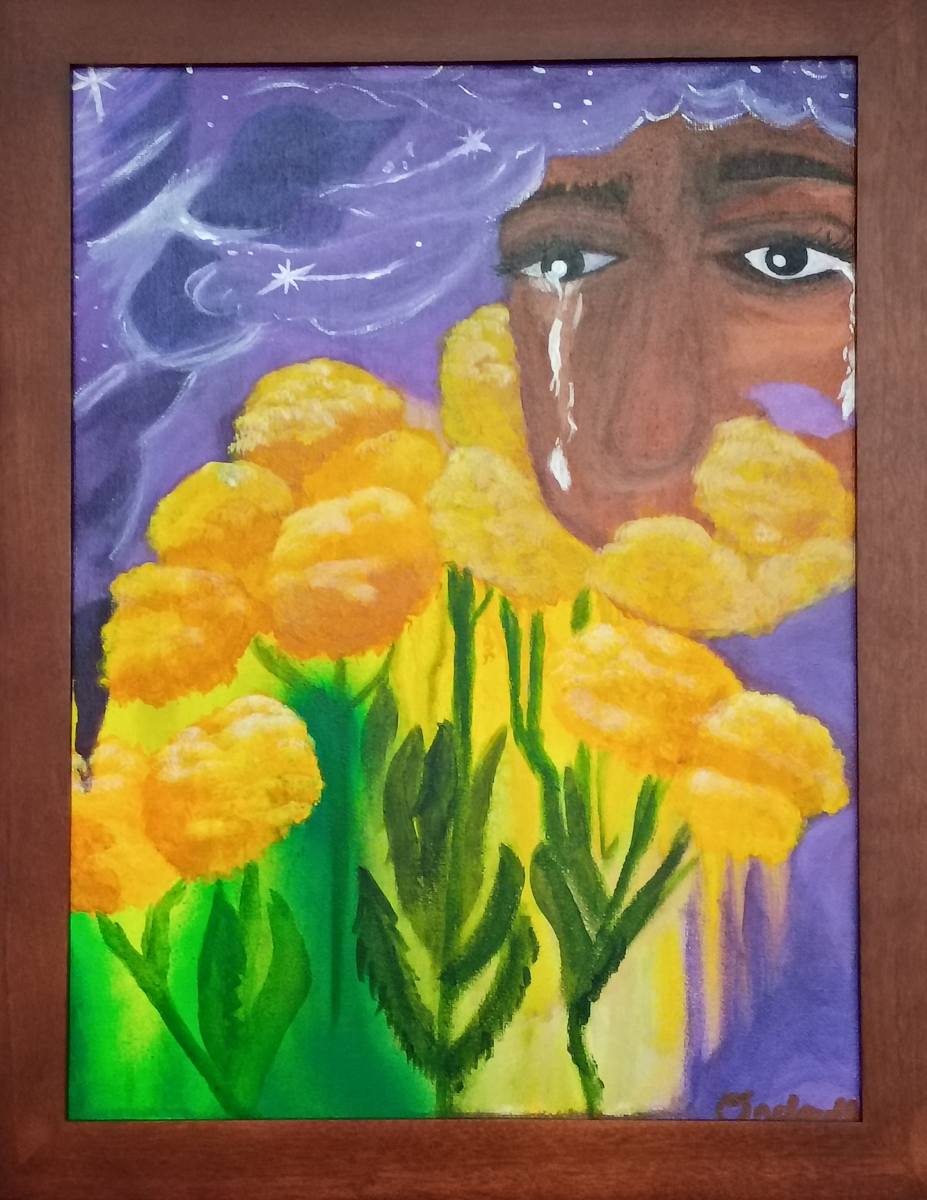 Blue Tansy Tears by Ondarella, Image 1.