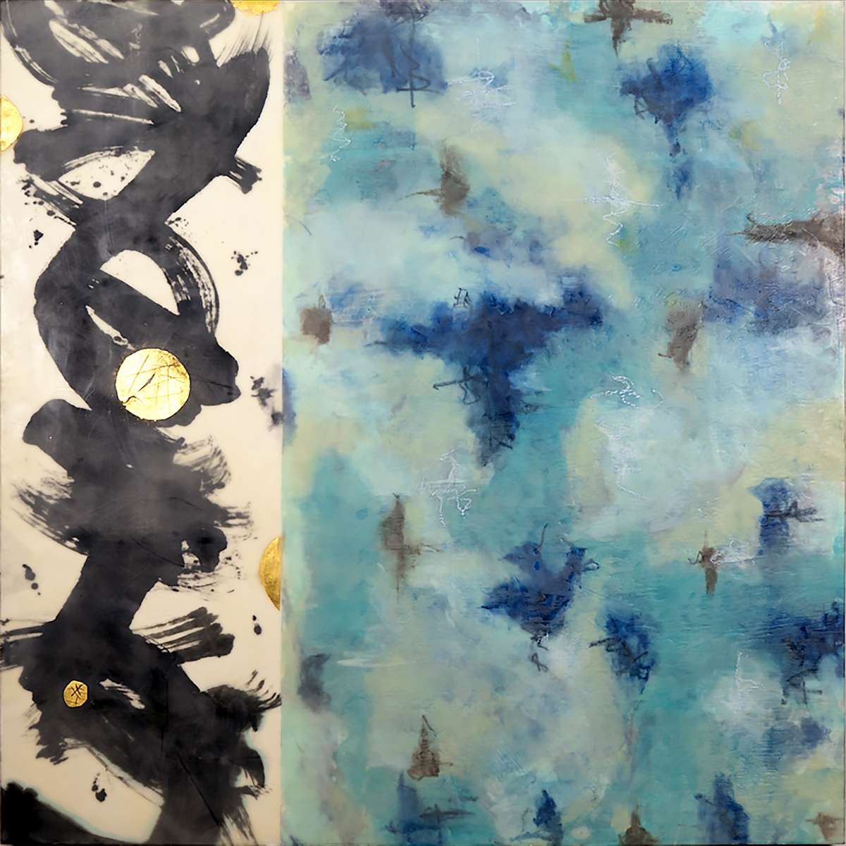 Present Pathway-Blue Theme by Janet Campbell Bradley, Image 1.