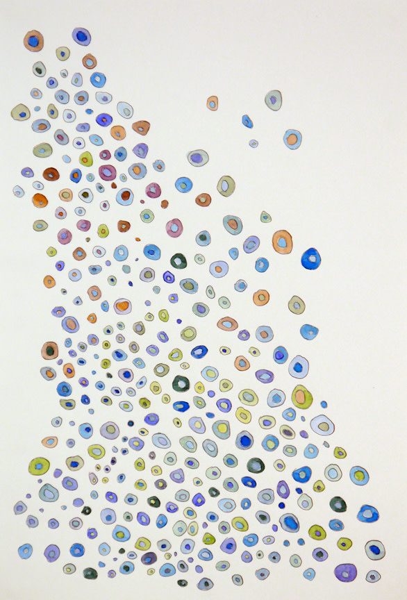 Watercolor #1063 by Jean Louis Frenk 