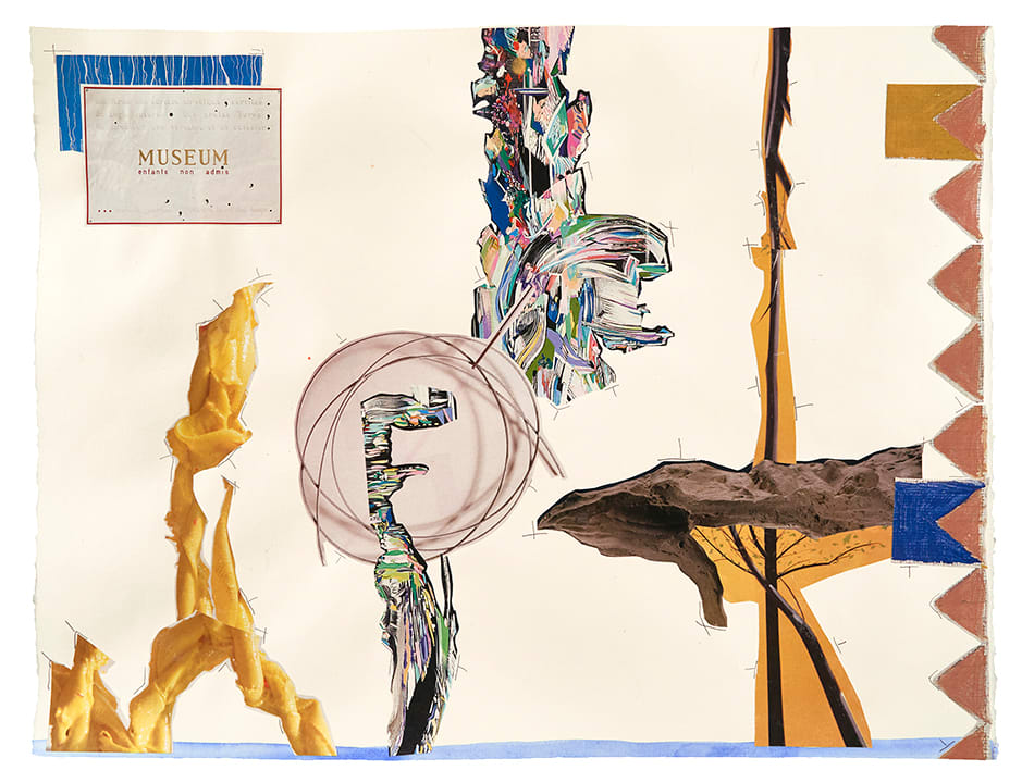 Collage #1017 by Jean Louis Frenk 