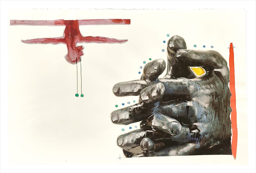 Collage #1034 by Jean Louis Frenk 