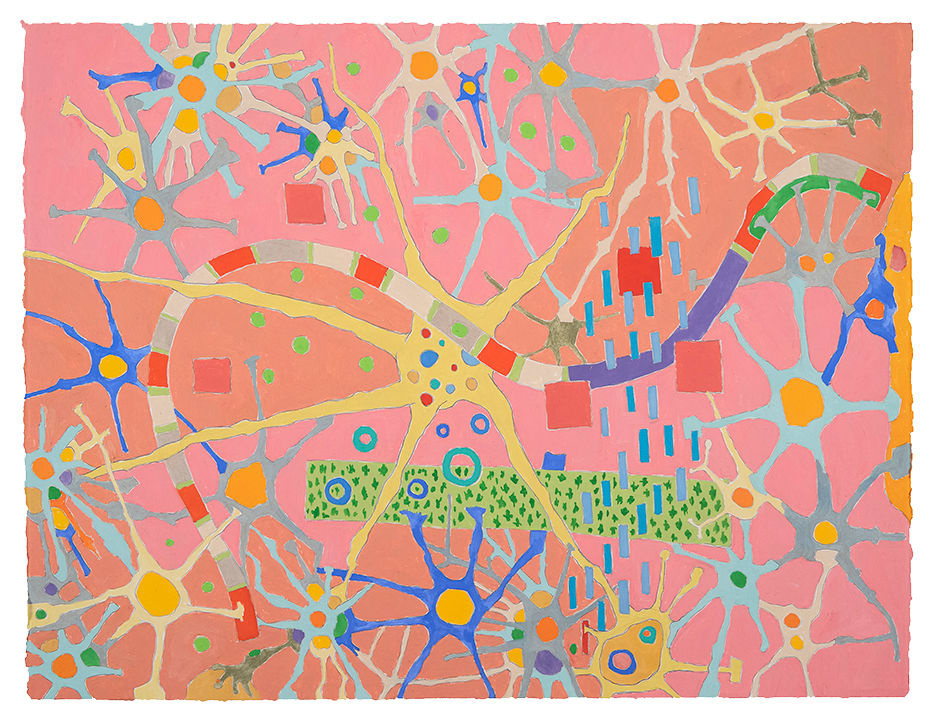 Tempera #1140 by Jean Louis Frenk, Image 1.