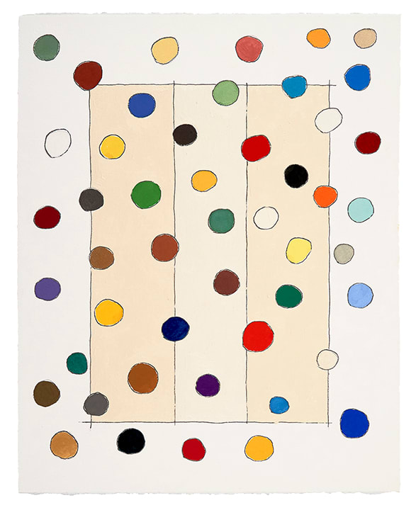 Oil and Tempera #1142 by Jean Louis Frenk 