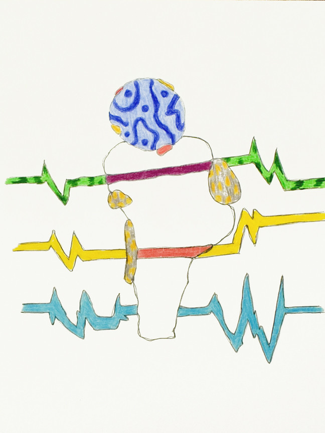 Drawing #D0004 by Jean Louis Frenk 