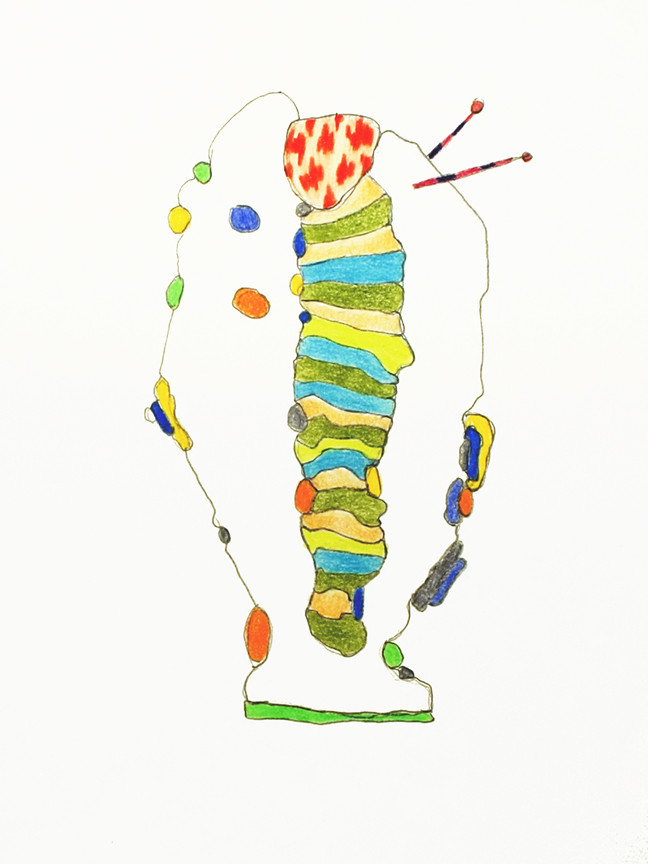 Drawing #D0006 by Jean Louis Frenk 