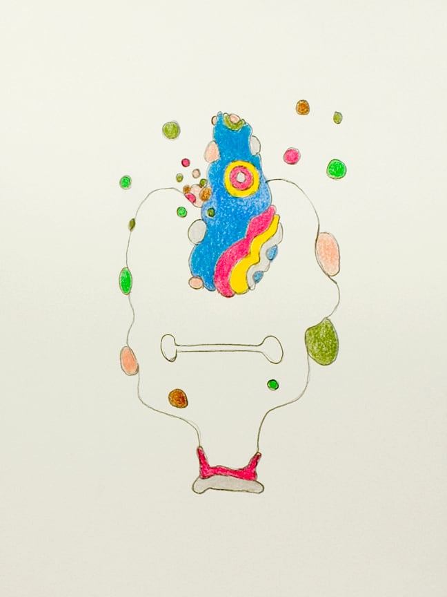 Drawing #D0010 by Jean Louis Frenk, Image 1.