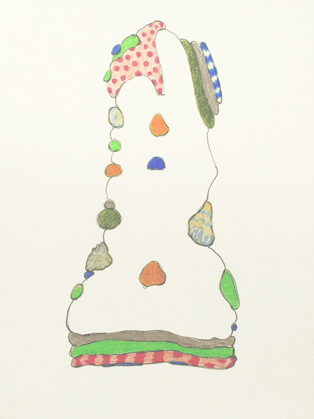 Drawing #D0015 by Jean Louis Frenk 