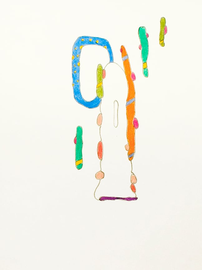 Drawing #D0018 by Jean Louis Frenk, Image 1.