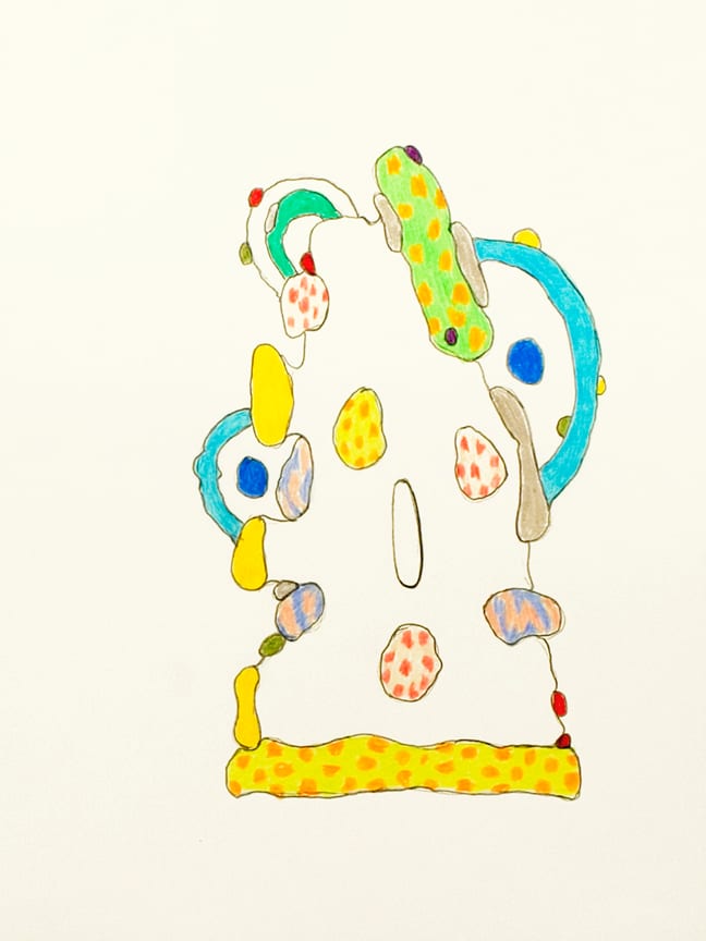 Drawing #D0022 by Jean Louis Frenk, Image 1.