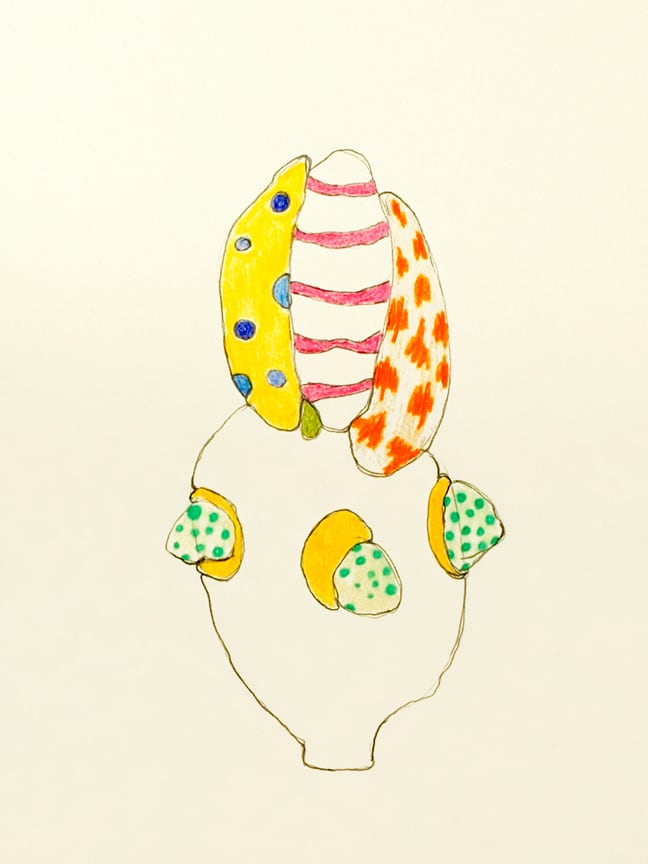 Drawing #D0023 by Jean Louis Frenk, Image 1.