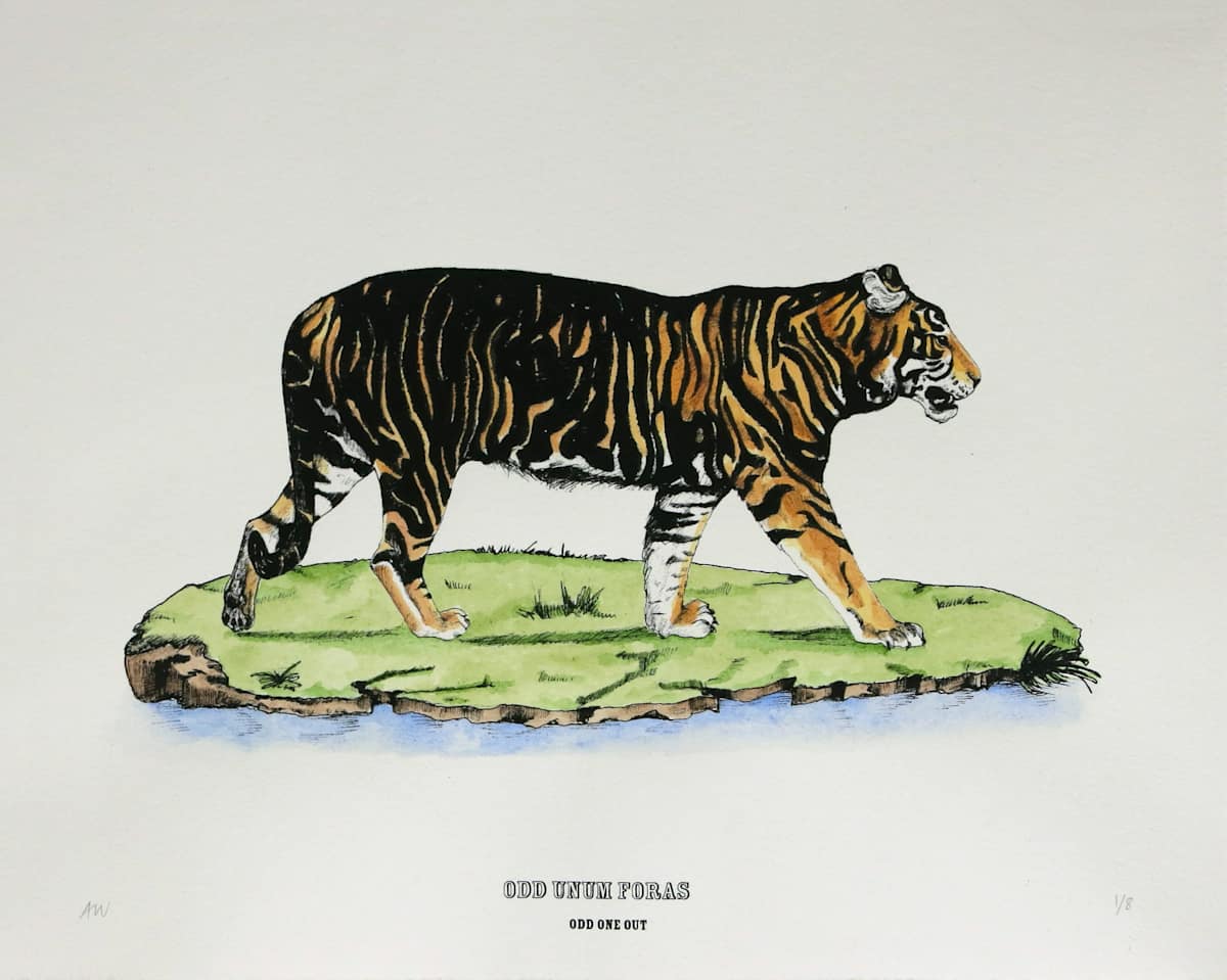 Disrupters (Pseudo melanistic tiger) by Anna Walsh, Image 1.