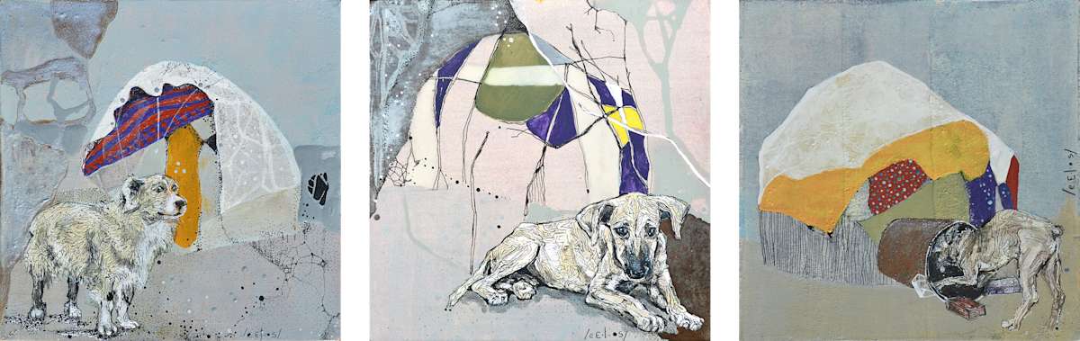 Perritos by Eelos by Andreina Davila  Image: Perritos by Eelos* (A Collaboration between Ytaelena Lopez and Andreina Davila)