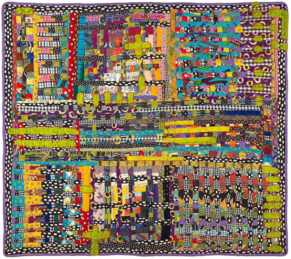 Dotted Scrap Quilt by Terrie Hancock Mangat, Image 1.