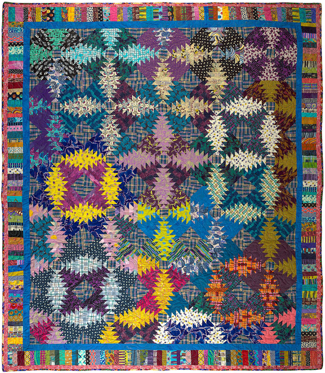 Pineapple Log Cabin 1 by Terrie Hancock Mangat, Image 1.