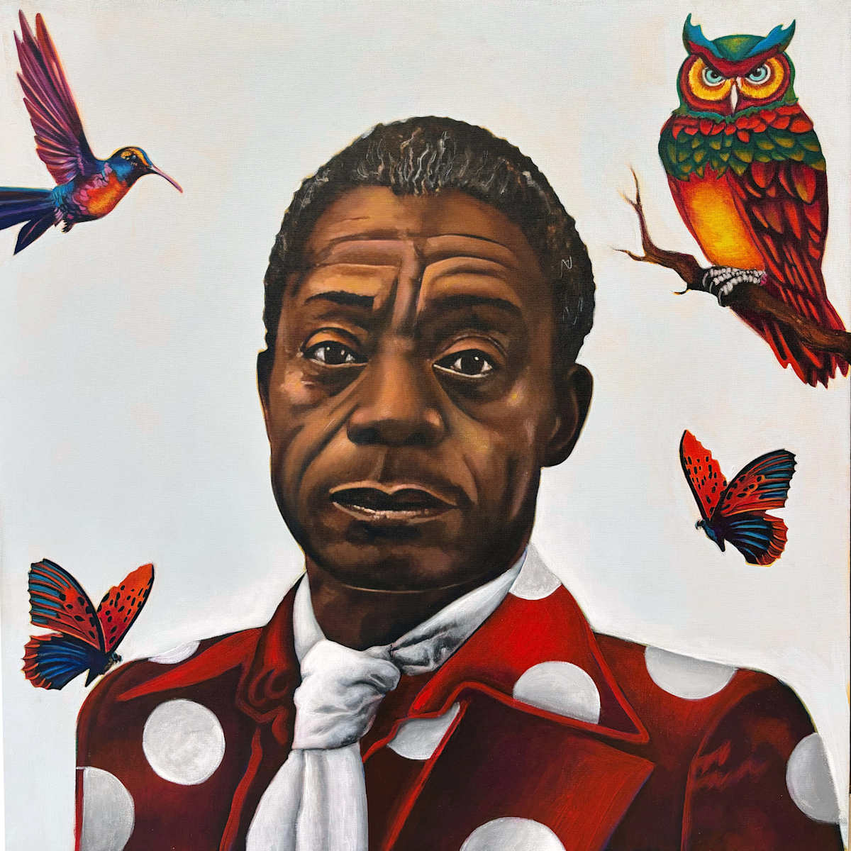 Mr. Baldwin "The Fire Next Time" by Luis Del Valle, Image 1.