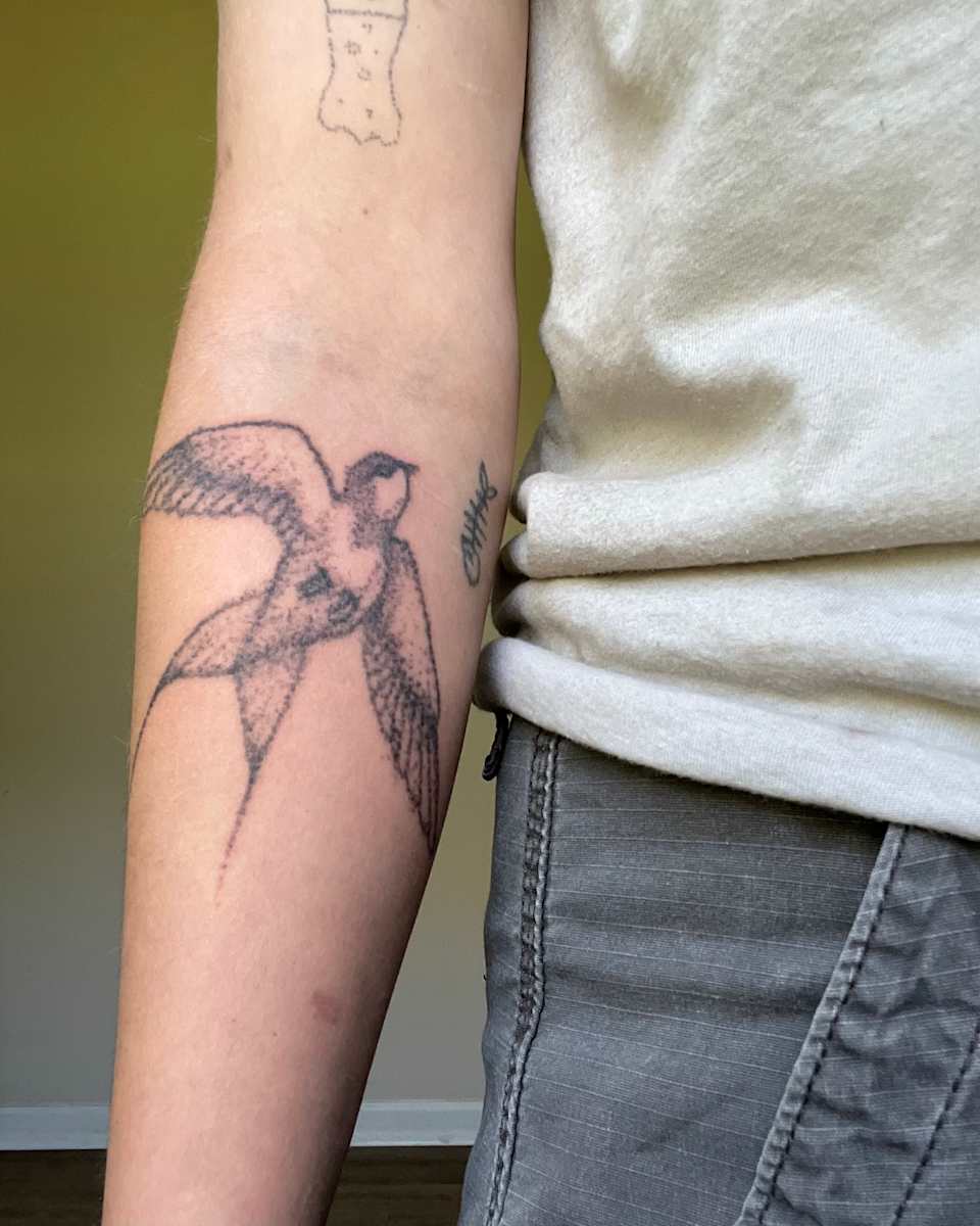 Swallow Tattoo by Adyson McCullough, Image 7.