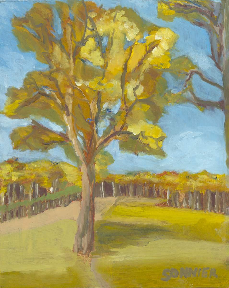 Hills Brushed With Gold by Lori Sonnier, Image 1.