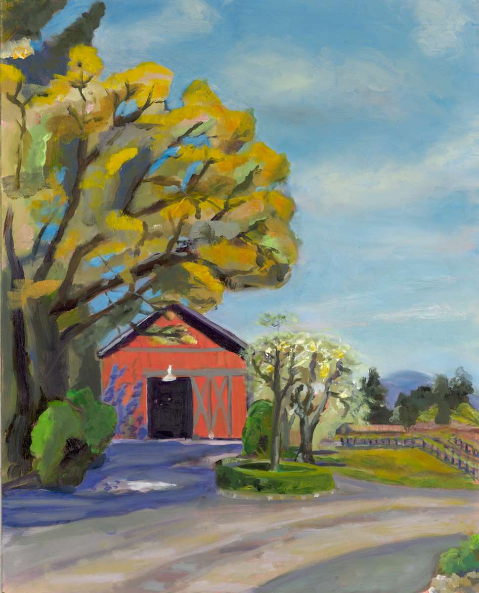 Red Barn in Sonoma by Lori Sonnier, Image 2.