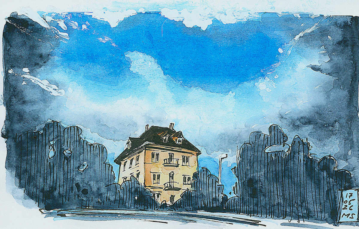 Brugg, ehemals Restaurant Brunegg, 2026 by Martin Spillmann, Image 1.